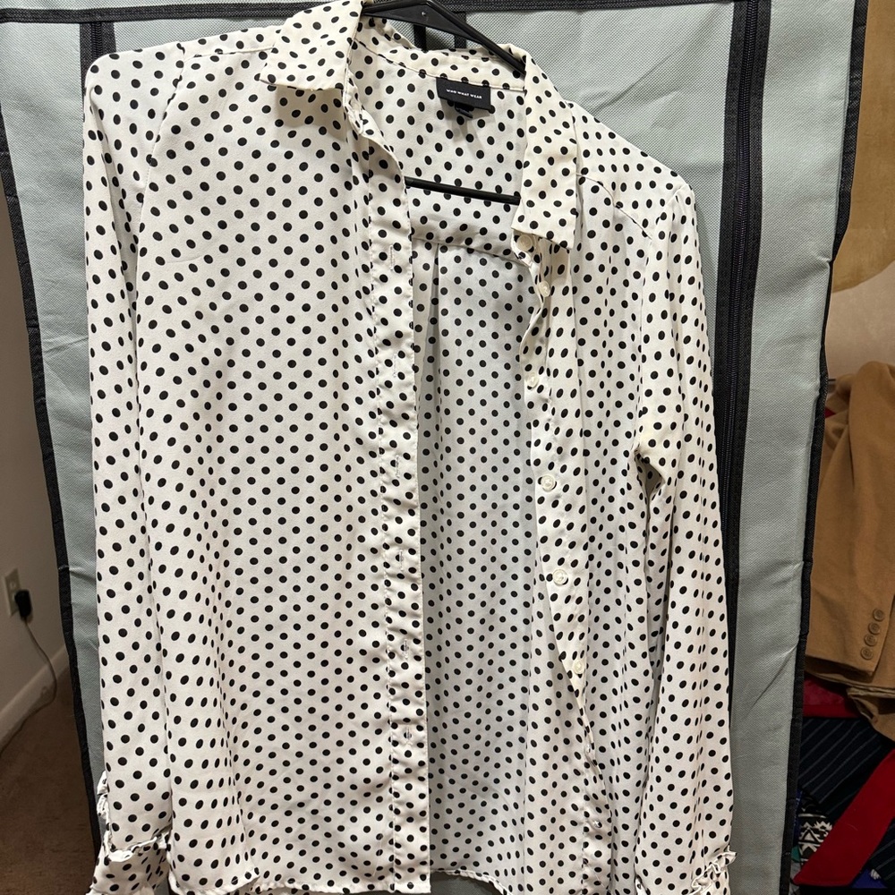 Polka Dot Blazer